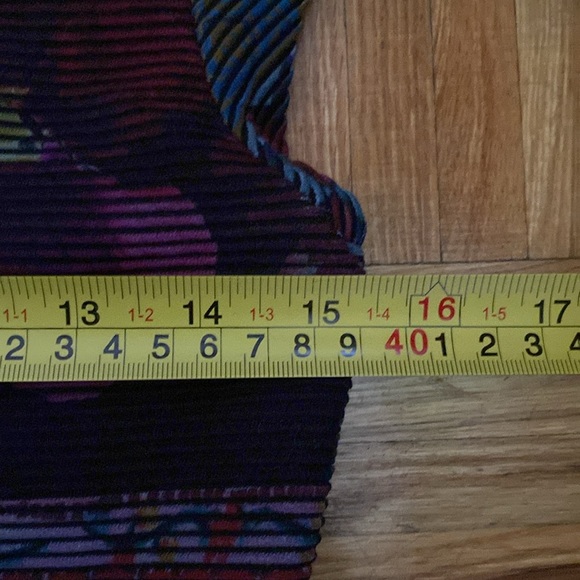 Desigual MONROE bodycon shift floral print colorful textured striped dress - Picture 16 of 16